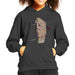 Sidney Maurer Original Portrait Of Alfred Hitchcock Portrait Kids Hooded Sweatshirt - Kids Boys Hooded Sweatshirt