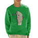Sidney Maurer Original Portrait Of Alfred Hitchcock Portrait Kids Sweatshirt - Kids Boys Sweatshirt