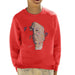 Sidney Maurer Original Portrait Of Alfred Hitchcock Portrait Kids Sweatshirt - Kids Boys Sweatshirt