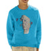 Sidney Maurer Original Portrait Of Alfred Hitchcock Portrait Kids Sweatshirt - Kids Boys Sweatshirt