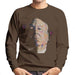 Sidney Maurer Original Portrait Of Alfred Hitchcock Portrait Mens Sweatshirt - Small / Chocolate - Mens Sweatshirt