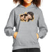Sidney Maurer Original Portrait Of The Beatles Side Profile Kids Hooded Sweatshirt - Kids Boys Hooded Sweatshirt