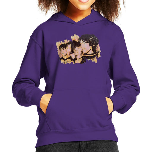 Sidney Maurer Original Portrait Of The Beatles Side Profile Kids Hooded Sweatshirt - Kids Boys Hooded Sweatshirt