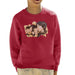 Sidney Maurer Original Portrait Of The Beatles Side Profile Kids Sweatshirt - Kids Boys Sweatshirt