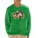 Sidney Maurer Original Portrait Of The Beatles Side Profile Kids Sweatshirt - Kids Boys Sweatshirt