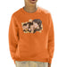 Sidney Maurer Original Portrait Of The Beatles Side Profile Kids Sweatshirt - Kids Boys Sweatshirt