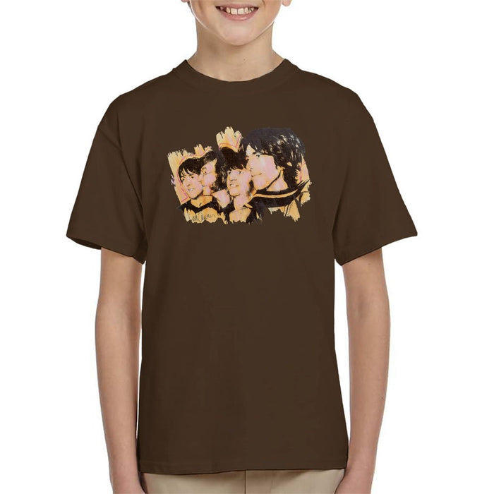 Sidney Maurer Original Portrait Of The Beatles Side Profile Kids T-Shirt - Kids Boys T-Shirt