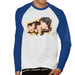 Sidney Maurer Original Portrait Of The Beatles Side Profile Mens Baseball Long Sleeved T-Shirt - Mens Baseball Long Sleeved T-Shirt