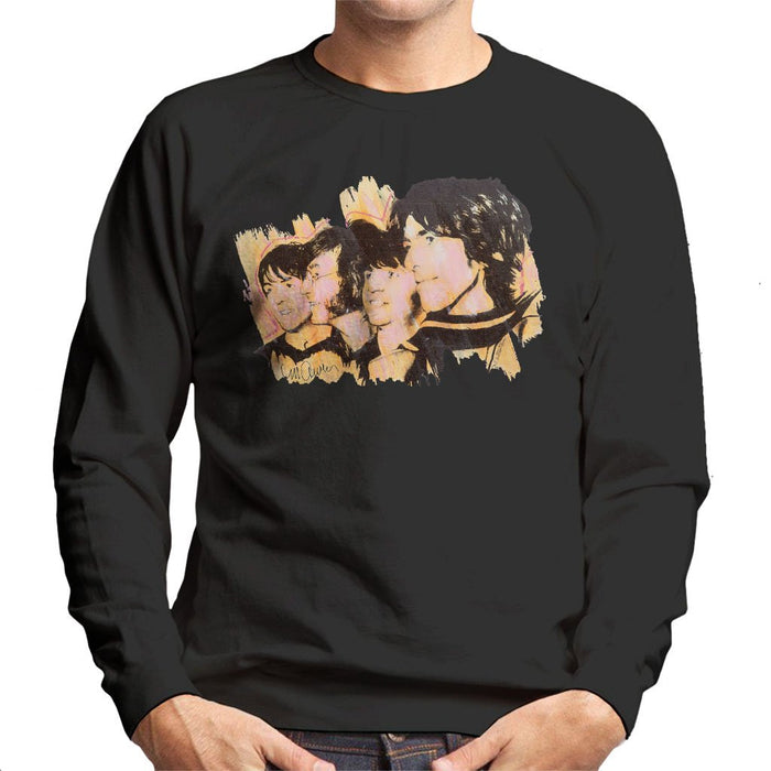 Sidney Maurer Original Portrait Of The Beatles Side Profile Mens Sweatshirt - Mens Sweatshirt