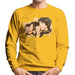 Sidney Maurer Original Portrait Of The Beatles Side Profile Mens Sweatshirt - Small / Gold - Mens Sweatshirt