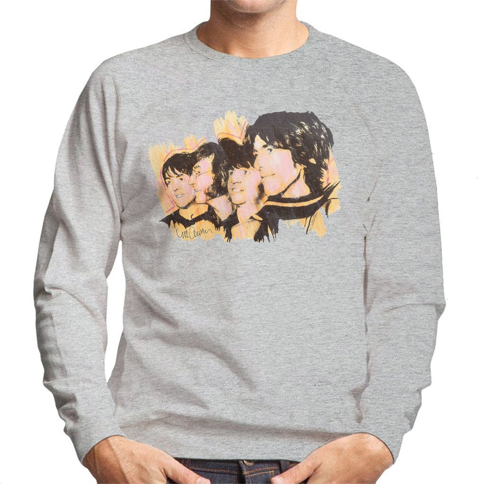 Sidney Maurer Original Portrait Of The Beatles Side Profile Mens Sweatshirt - Mens Sweatshirt