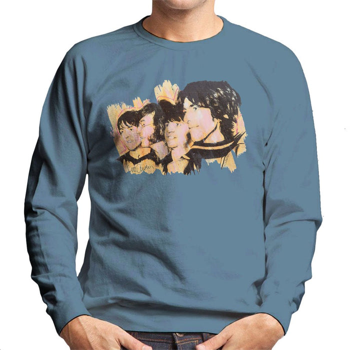 Sidney Maurer Original Portrait Of The Beatles Side Profile Mens Sweatshirt - Mens Sweatshirt