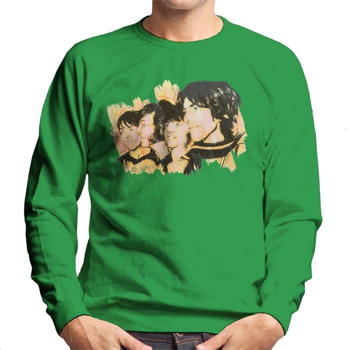 Sidney Maurer Original Portrait Of The Beatles Side Profile Mens Sweatshirt - Mens Sweatshirt