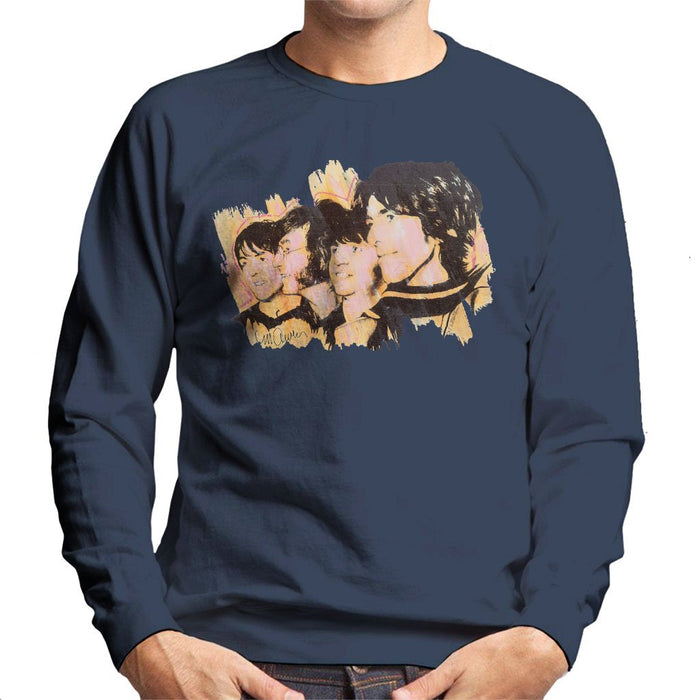 Sidney Maurer Original Portrait Of The Beatles Side Profile Mens Sweatshirt - Mens Sweatshirt