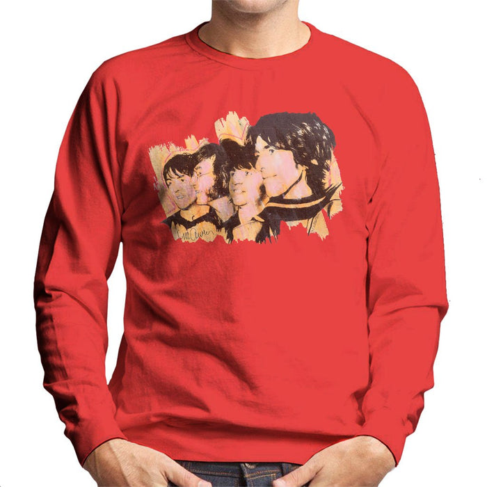 Sidney Maurer Original Portrait Of The Beatles Side Profile Mens Sweatshirt - Mens Sweatshirt