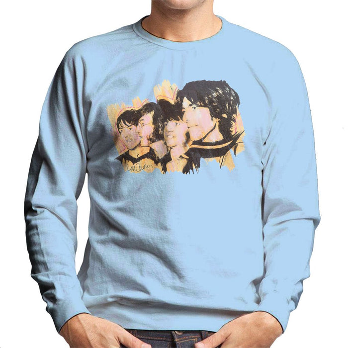 Sidney Maurer Original Portrait Of The Beatles Side Profile Mens Sweatshirt - Mens Sweatshirt