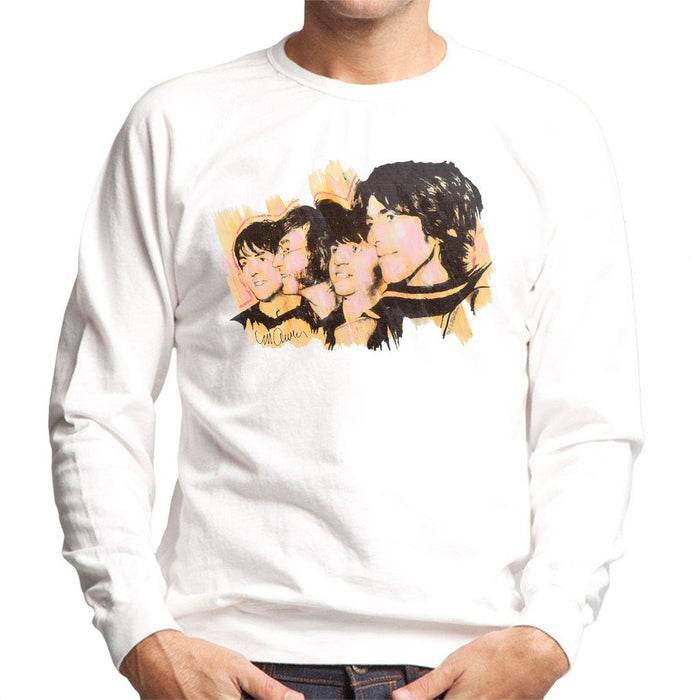 Sidney Maurer Original Portrait Of The Beatles Side Profile Mens Sweatshirt - Mens Sweatshirt