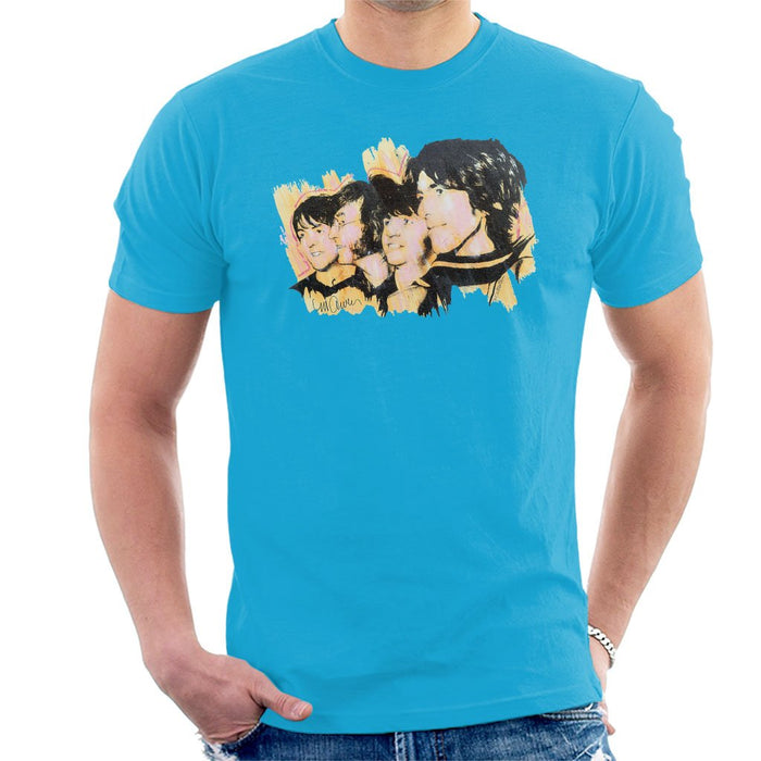 Sidney Maurer Original Portrait Of The Beatles Side Profile Mens T-Shirt - Mens T-Shirt
