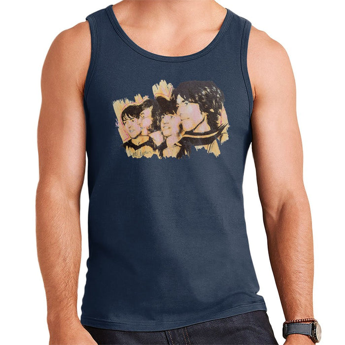 Sidney Maurer Original Portrait Of The Beatles Side Profile Mens Vest - Mens Vest