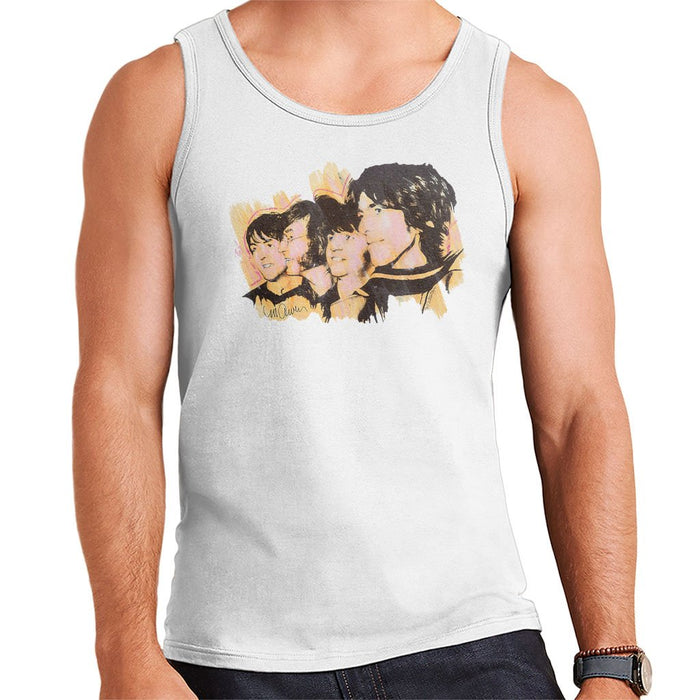 Sidney Maurer Original Portrait Of The Beatles Side Profile Mens Vest - Mens Vest