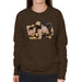Sidney Maurer Original Portrait Of The Beatles Side Profile Womens Sweatshirt - Womens Sweatshirt