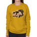 Sidney Maurer Original Portrait Of The Beatles Side Profile Womens Sweatshirt - Womens Sweatshirt