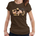 Sidney Maurer Original Portrait Of The Beatles Side Profile Womens T-Shirt - Womens T-Shirt