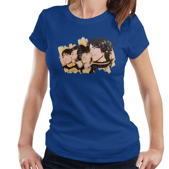 Sidney Maurer Original Portrait Of The Beatles Side Profile Womens T-Shirt - Womens T-Shirt