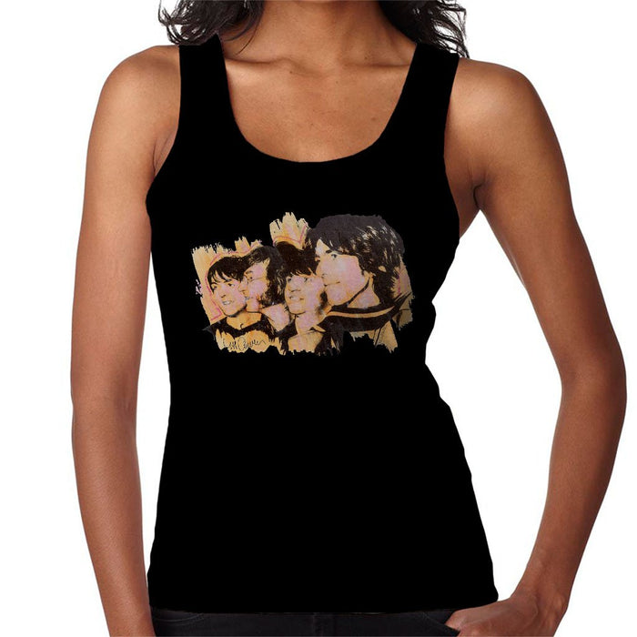 Sidney Maurer Original Portrait Of The Beatles Side Profile Womens Vest - Womens Vest