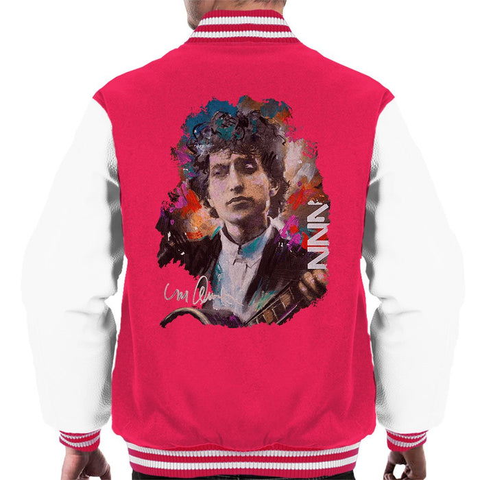 Sidney Maurer Original Portrait Of Bob Dylan Mens Varsity Jacket - Mens Varsity Jacket