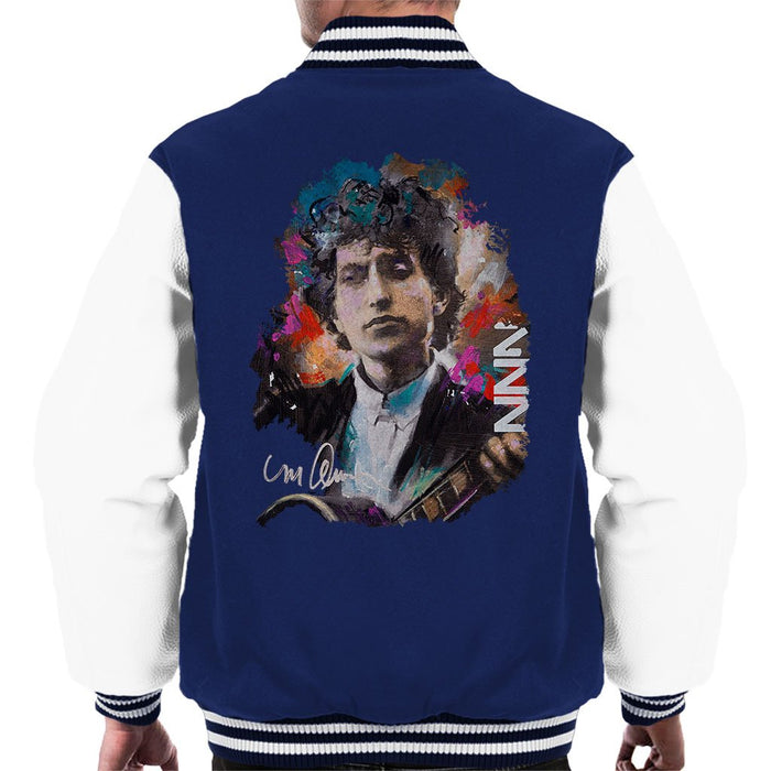 Sidney Maurer Original Portrait Of Bob Dylan Mens Varsity Jacket - Mens Varsity Jacket