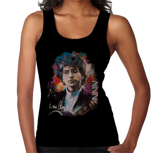 Sidney Maurer Original Portrait Of Bob Dylan Womens Vest - Womens Vest