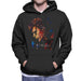 Sidney Maurer Original Portrait Of David Bowie Earring Mens Hooded Sweatshirt - Mens Hooded Sweatshirt