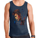 Sidney Maurer Original Portrait Of David Bowie Earring Mens Vest - Small / Navy Blue - Mens Vest