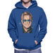 Sidney Maurer Original Portrait Of Elton John Mens Hooded Sweatshirt - Mens Hooded Sweatshirt