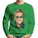 Sidney Maurer Original Portrait Of Elton John Mens Sweatshirt - Mens Sweatshirt