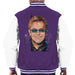 Sidney Maurer Original Portrait Of Elton John Mens Varsity Jacket - Mens Varsity Jacket