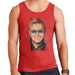 Sidney Maurer Original Portrait Of Elton John Mens Vest - Small / Red - Mens Vest