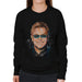 Sidney Maurer Original Portrait Of Elton John Womens Sweatshirt - Womens Sweatshirt