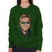 Sidney Maurer Original Portrait Of Elton John Womens Sweatshirt - Womens Sweatshirt