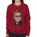 Sidney Maurer Original Portrait Of Elton John Womens Sweatshirt - Womens Sweatshirt