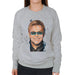 Sidney Maurer Original Portrait Of Elton John Womens Sweatshirt - Womens Sweatshirt