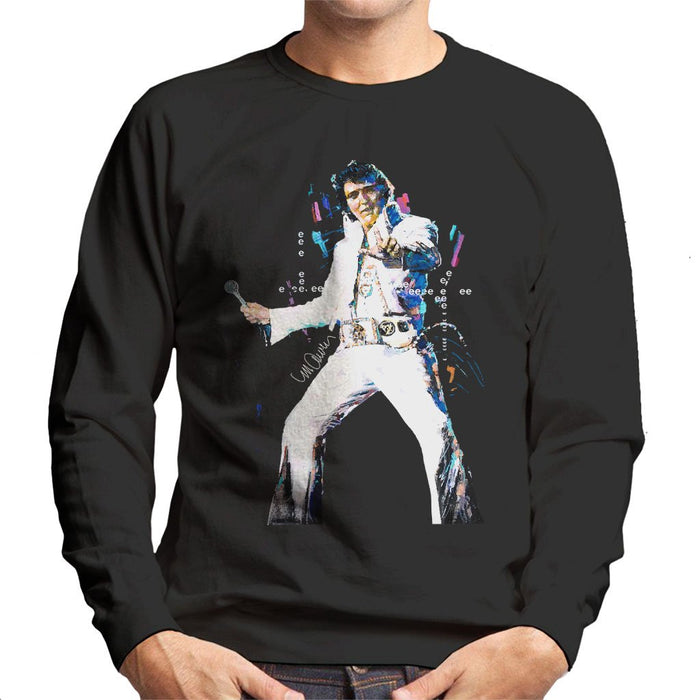 Sidney Maurer Original Portrait Of Elvis Presley Mens Sweatshirt - Mens Sweatshirt