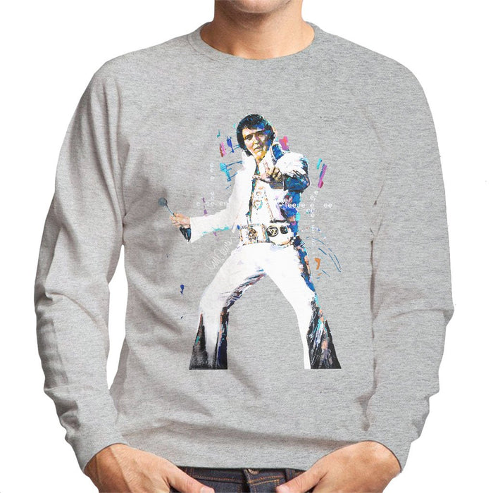 Sidney Maurer Original Portrait Of Elvis Presley Mens Sweatshirt - Mens Sweatshirt