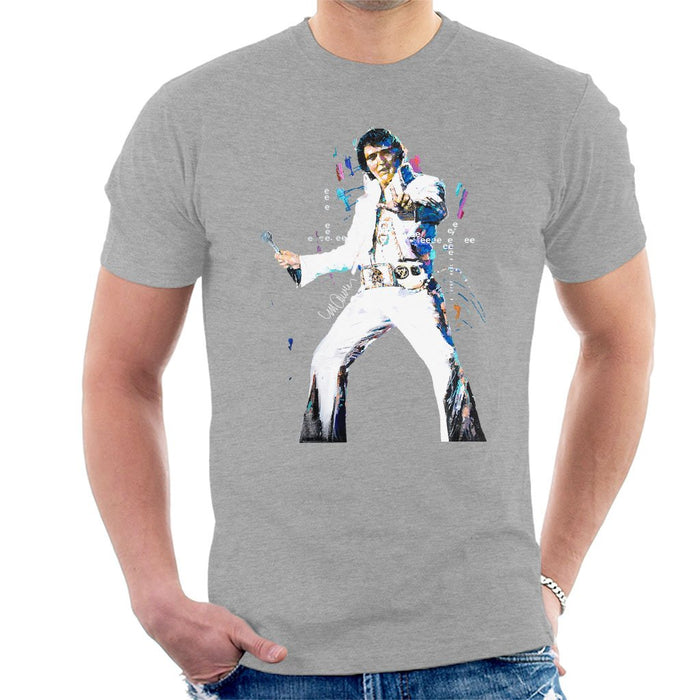 Sidney Maurer Original Portrait Of Elvis Presley Mens T-Shirt - Mens T-Shirt