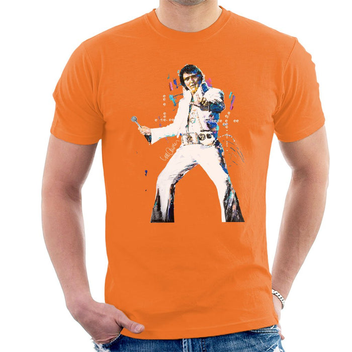 Sidney Maurer Original Portrait Of Elvis Presley Mens T-Shirt - Mens T-Shirt