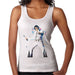 Sidney Maurer Original Portrait Of Elvis Presley Womens Vest - Small / White - Womens Vest