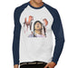 Sidney Maurer Original Portrait Of Eminem Mens Baseball Long Sleeved T-Shirt - Mens Baseball Long Sleeved T-Shirt