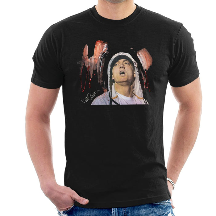 Sidney Maurer Original Portrait Of Eminem Mens T-Shirt - Mens T-Shirt