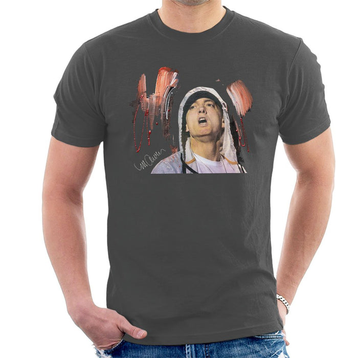Sidney Maurer Original Portrait Of Eminem Mens T-Shirt - Mens T-Shirt